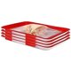 thumbnail image 1 of Bandeja de almacenamiento de alimentos frescos al vacío con película elástica, 4 piezas, 1 of 5