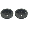 thumbnail image 1 of 2 Pcs Baffle d'Évier Noir Protection en Caoutchouc Bouchon de Vidange, 1 of 4