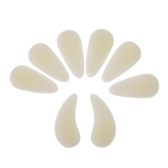 Milaget 8pcs Plastic Guzheng Finger Picks Nails Set for Kids Children Beige M