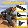 thumbnail image 4 of 36 inch Backhoe Excavator Thumb Attachments Adjustable Extreme Weld On Backhoe Thumb Hoe Clamp 1/2Inch Teeth Thick Steel Plate 16MM Assembly Bolt-On Design, 4 of 7