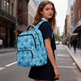 thumbnail image 3 of Uorisanigo Kids Backpack for Toddler Boys Preschool Kindergarten Blue Dog Paw Print Mini Daypack Lightweight Schoolbag Elementary Casual Bookbag for Daily Use, 3 of 7