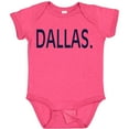 thumbnail image 3 of Inktastic Dallas in Blue Text Boys or Girls Baby Bodysuit, 3 of 5