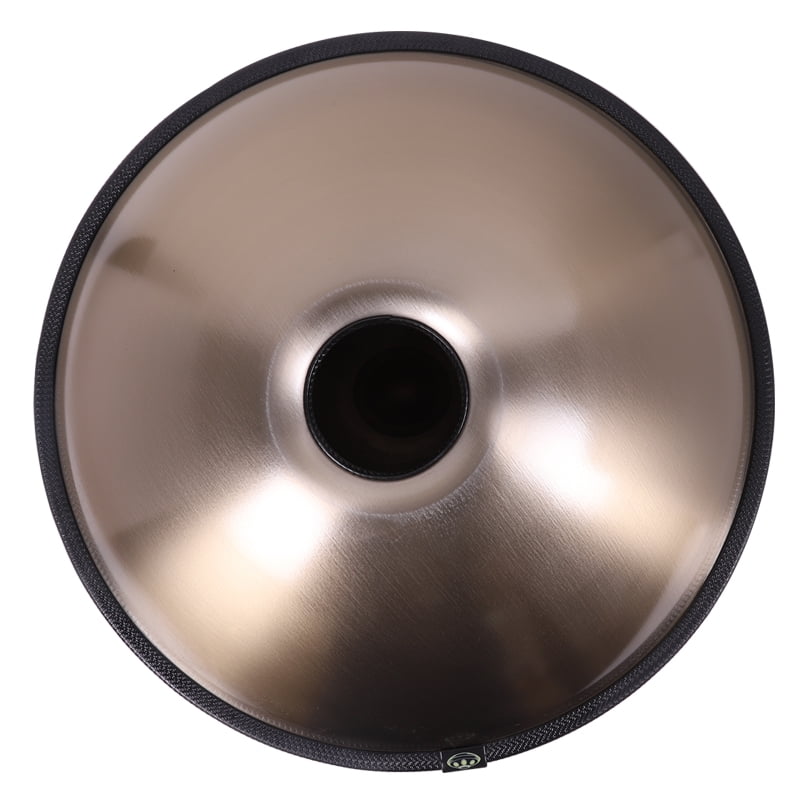 18IN Kurd D Minor 9 Notes Handpan Drum 440HZ Percussion Instrument Steel Tongue Drum