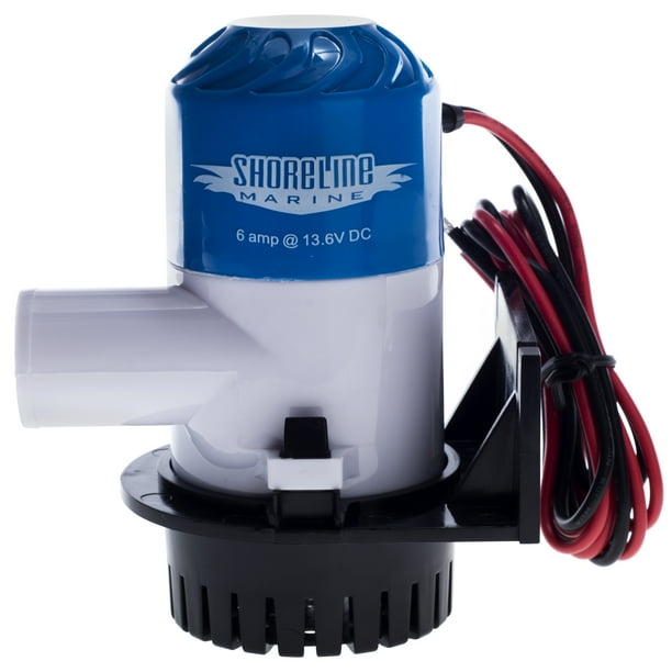 Shoreline Marine Portable Automatic Bilge Pump, 1100 GPH, 12V - Walmart ...