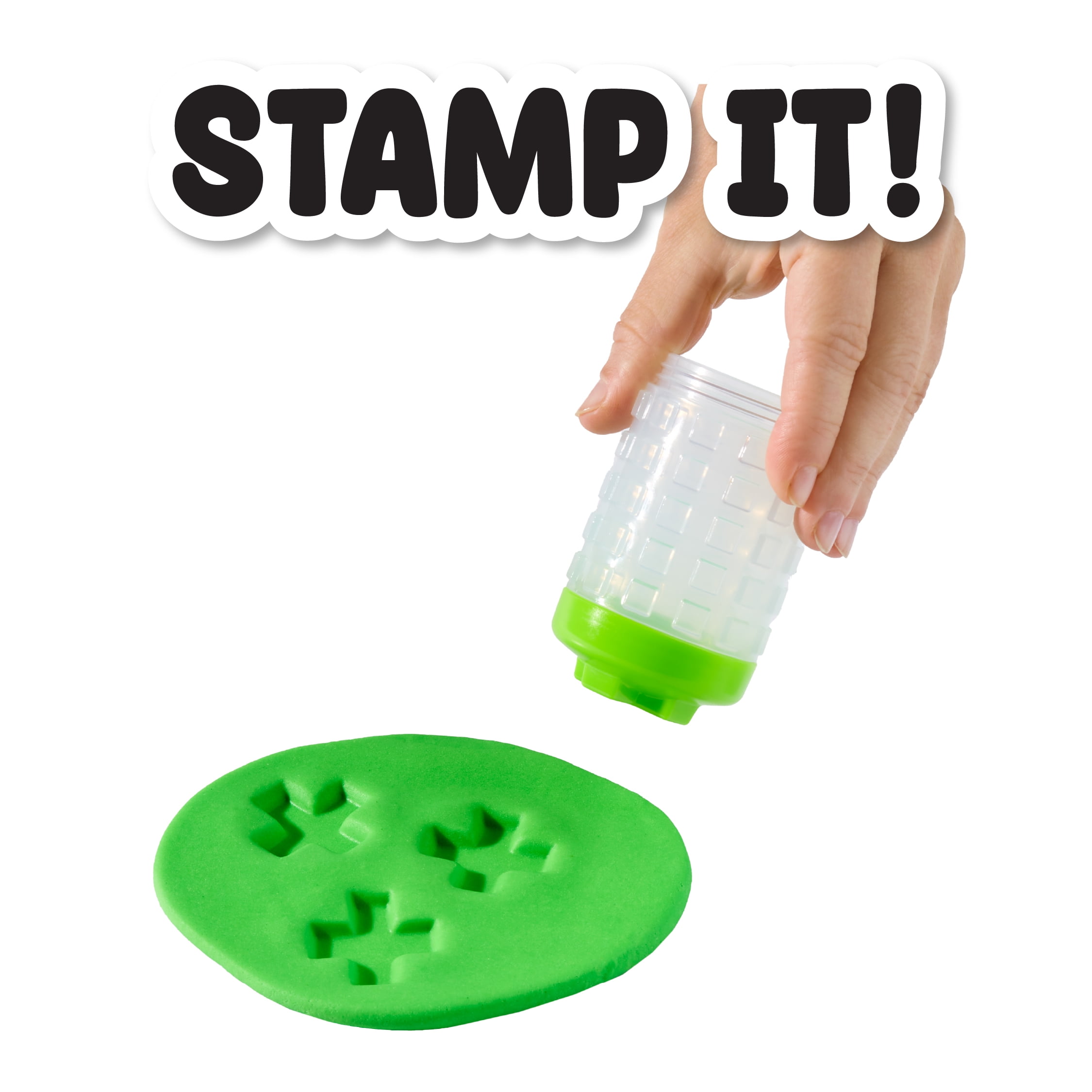 Wonder Factory Never Dry Single Dough - Green – Never Dries Out, Gluten Free, Smells Great, 2+