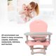 thumbnail image 4 of Silla Alta Para Bebé, Plegable, Para Niños Pequeños, Con Bandeja Extraíble, 4 of 7