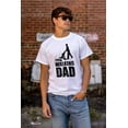 thumbnail image 3 of Walking Dad Nerdy Zombie Movie Lover Men's Big & Tall Crewneck Graphic Tee Brisco Brands 2X, 3 of 5