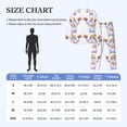 thumbnail image 4 of Picia LGBT Gnomes Pattern Men’s Long-Sleeve Sleepwear Set - Soft 2-Piece Loungewear with Pockets, Comfy PJs for Relaxing Nights-Large, 4 of 7