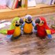 thumbnail image 4 of Guacamayo parlante loro repetir lo que dice Animal relleno juguete de peluche registro electrónico pájaro animado hablando loro mascota juguetes de peluche, 4 of 5