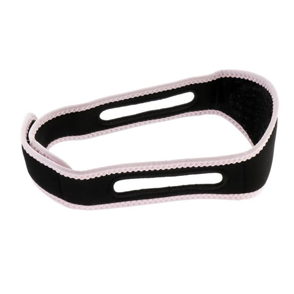 Cinturón Elástico para Moldear La Cara, Línea en V, Barbilla Delgada, Media Correa, Más Delgada para Mejillas jinwen Cinturón moldeador de rostro azul