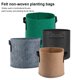 thumbnail image 3 of Yuarrent Maceta de cultivo de plantas de patata de tela no tejida, bolsa de invernadero de jardín, maceta de fruta de hierba transpirable, contenedor de Jardín y Patio Negro Yuarrent HA011422-01, 3 of 6