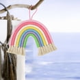 thumbnail image 4 of ¡Rebajas Grandes!, Tapiz de 7 colores tejido a mano con borlas para colgar en la pared Akmoler, 4 of 9