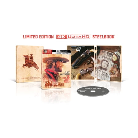 Outlaw Josey Wales (Steelbook) (4K Ultra HD + Digital Copy) Western, Warner Bros