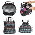 thumbnail image 2 of Boho Bohemia Geometric Line Art Drawstring Lunch Bag Women - Drawstring Lunch Bag Insulated for Work Office - Stain-Resistant Large Lunchbags for Women with Multi-Pockets, 2 of 6