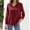 Red, variant on OKBOP Womens Workout Tops,Casual Fashion Long Sleeve Turndown Collar Button S Print T-Shirt Womens Blouses for Work Professional Skeleton Sweatshirt Women