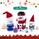 thumbnail image 2 of Set de Figuras de Madera Muñecas Rusas Anidadas Muñeco de Nieve, 2 of 7