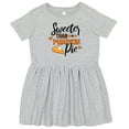 thumbnail image 3 of Inktastic Thanksgiving Sweeter Than Pumpkin Pie Girls Toddler Dress, 3 of 5