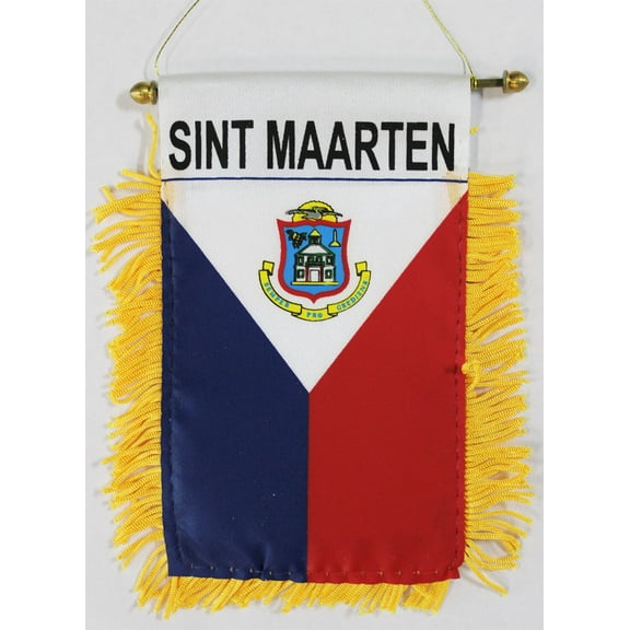 St. Maarten Window Hanging Flag