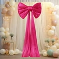 thumbnail image 4 of Dadiaei Bow Decor Large Bow for Room, Coquette Giant Ribbon Tie for Birthday Party Backdrop Wall Decor 31.50x23.62x78.74in, 4 of 6