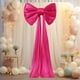 thumbnail image 4 of Lazo decorativo extragrande de 80 x 60 x 200 cm, nailon y elastano, color rosa y morado | Adorno colgante para interiores y exteriores para San Valentín, bodas, fiestas y festividades. Decoración, 4 of 9