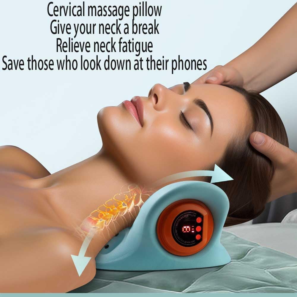Artuvate Neck Massager,Fisiorest Pro The 5-in-1 Neck Massager,4d Portable NeckPillows,26° Angle Cervical Traction Device-RelieveNeck,Shoulder Pain and Reverse Forward Head Posture in Just 15 Minutes