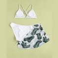 thumbnail image 5 of Qiangong Three-Piece Sets Leaf Print Bikini, Swimsuit Sets (Girl’s), 5 of 6