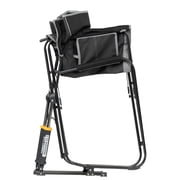 GCI Outdoor Freestyle Rocker XL Oversized Foldable Rocking Chair, Black