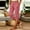Pink women capri pants with pockets a1, variant on Cagogo Women's Capri Pants with Pockets Elastic Waist Casual Loose Summer Cropped Beach Lounge Pants Activewear Trousers, Dark Gray S