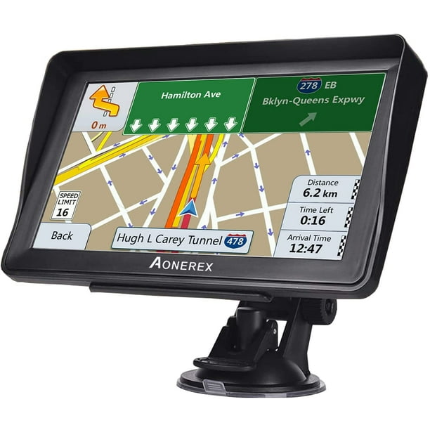 Navigation GPS pour voiture, camion, écran tactile de 17,8 cm avec
