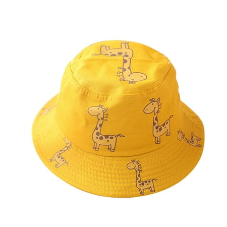 

Heiheiup Kids 14Y Girls Giraffe Pattern Hat Summer Boys Sun Baby Children Baseball Caps Summer Hat Teenager Girl