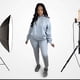 thumbnail image 4 of Gibobby Conjunto de sudadera informal para mujer Conjuntos de ropa Conjunto de colores Sport Long Solid Pullover Tops + Pantalón de manga Traje de mujer Traje(Gris,M), 4 of 5
