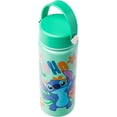 thumbnail image 5 of Silver Buffalo Disney Lilo and Stitch “Aloha” Stainless Steel Water Bottle with Swivel Handle Featuring Stitch, 20 Ounces, 5 of 7