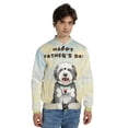 thumbnail image 4 of Cute Old English Sheepdog Loves Dad Happy Father's Day All Over Print 3D Baseball Jacket Dog Lover Bomber Jacket Softball - 12008, 4 of 6
