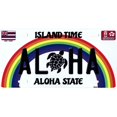 thumbnail image 1 of Aloha Turtle Hawaii Metal License Plate, 1 of 1