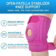 AVIDDA Knee Brace for Meniscus Tear Arthritis Pain Open Patella Stabilizers Non Slip Knee Support for Men Women Comfort Neoprene Knee Wrap for Weightlifting Running, Small, 1 Pack, Gray