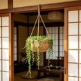 thumbnail image 7 of Cadancy Hanging Planter Basket Natural Seagrass Rope Woven Flower Pot Holder with Ropes for Indoor Outdoor Plants Macrame Style Home Garden Patio Porch Ceiling Decor, 7 of 7