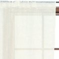 thumbnail image 2 of Set of Two (2) Off-White Embroidered Floral Pole Top Window Curtains for Living Room, Dining Room & Bedroom 84 Inch Long, 2 of 2