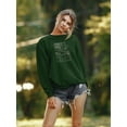 thumbnail image 2 of Forest Camping Nature Lineart Sweatshirt Women -Image by Shutterstock, Female Small, 2 of 4