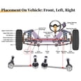 thumbnail image 4 of Unique Bargains 2pcs Enlaces de Barra Estabilizadora Frontal Kit para Toyota Tacoma 2WD 2005-2017 para Toyota Tacoma 4WD, 4 of 7