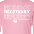 thumbnail image 4 of Inktastic Athletic Red Friday Dog Tags Long Sleeve Youth T-Shirt, 4 of 5