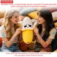 thumbnail image 6 of Interactive Music Plush Toy Set – Banana, Strawberry & Carrot Electric Plush Toys for Couples & Friends Prank Toy, Valentine's Day & Easter Party Fun Gift for Adults stuffed animals cute girly gifts, 6 of 7