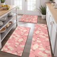 thumbnail image 2 of Pioneer Flower Floral Print Pattern Kitchen Rugs Sets Of 3,Kitchen Runner Rugs Non Skid Washable,Decorative Kitchen Floor Mats for Kitchen,Sink,Laundry,17"x30"+ 17"x47" + 17"x59", 2 of 6