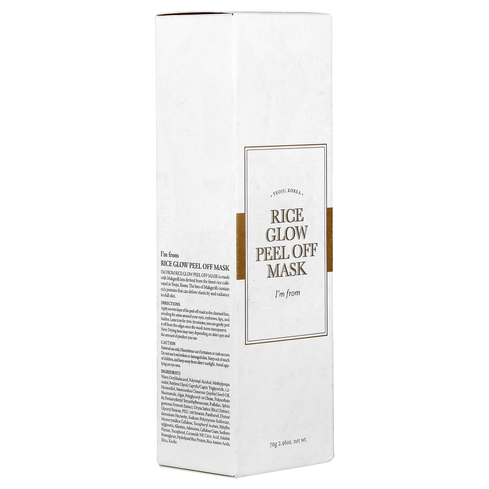 I'm From Rice Glow Peel Off Beauty Mask, 2.46 oz (70 g)