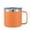 Orange, variant on 14 oz Coffee Mug, Vacuum Insulated Camping Mug with Lid, Double Wall Stainless Steel Travel Tumbler Cup, Thermal Coffee Mug