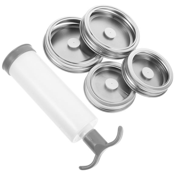 OUNONA Jar Vacuum Sealer Hand Pump for Food Preservation and Spoilage Prevention, Easy to Use for Home Kitchen