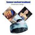 thumbnail image 3 of Naiovety Diademas para el sudor Bandas para el cabello deportivas absorbentes Cubierta de seguridad para el cabello de secado rápido Pañuelos para la Ciclismo Tipo 1 Naiovety OD020528-01B, 3 of 6