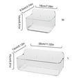 thumbnail image 5 of WINDLAND Sturdy Wall Mounted Bathroom Storage Shelf Hangable Draining Organization Rack, 5 of 17