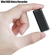 RONSHIN 2020 USB 8GB Mini Voice Activated Recorder with 96 Hours Capacity, Black