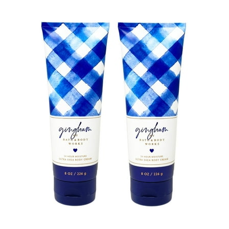 Bath and Body Works Gingham Ultra Shea Body Cream Gift Set - Pack of 2