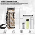 thumbnail image 4 of Pzuqiu Cherry Blossom Capybara Kawaii Backpack School Backpack for Boys Kids 4 piece Backpacks with Lunch Box Pencil Bag Water Bottle Holder Bookbag for Boys 10-12 Middle School, 4 of 7